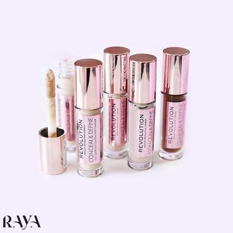 کانسیلر کانسیل اند دیفاین رولوشن  Makeup Revolution Conceal & Define Concealer 